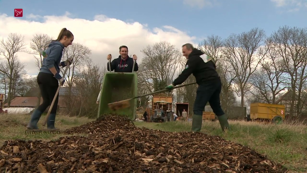Vrijwilligers planten 9000 bomen voor voedselbos