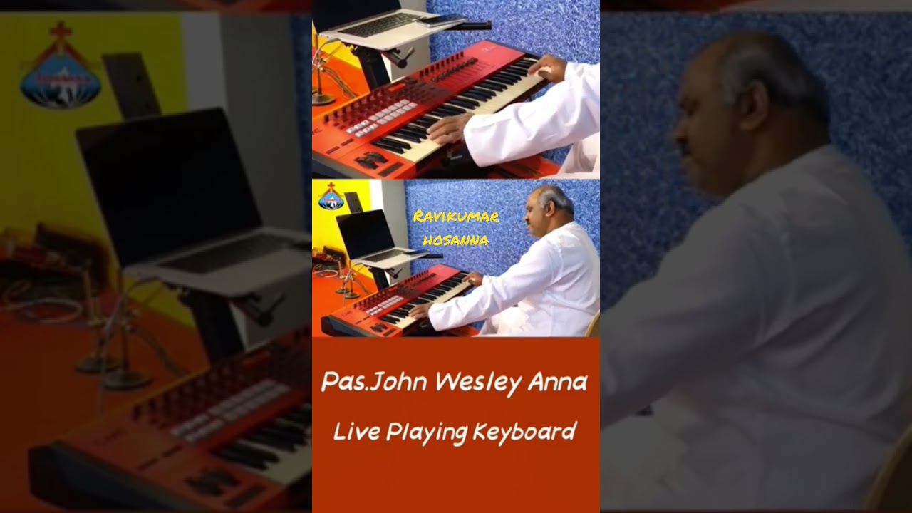 #hosanna ministries Pastor John Wesley Anna live keyboard playing subscribe my channel please 🙏