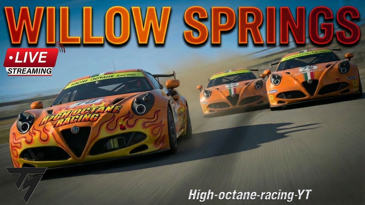 GT7LIVE Willow Springs – Who Comes Out on Top?#GT7LIVE #GranTurismo7LIVE