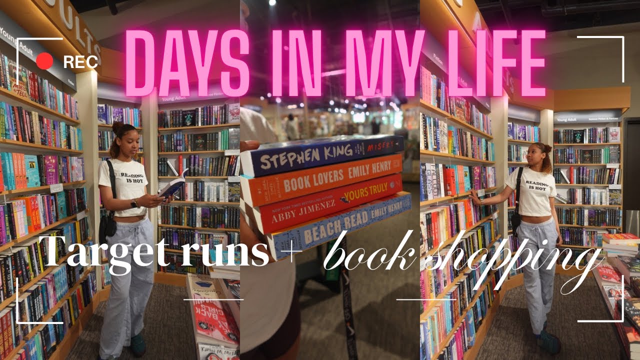 DIML - target run, book shopping, GRWM