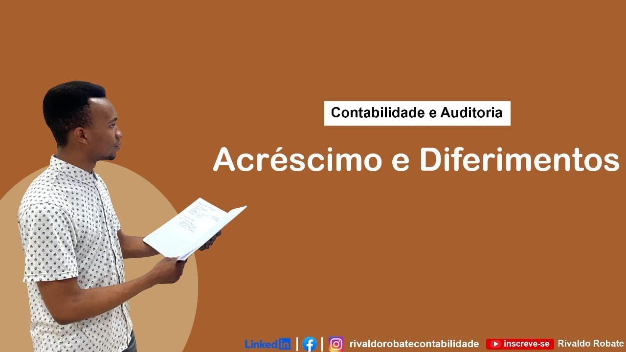 CONTA ACRÉSCIMOS E DIFERIMENTOS