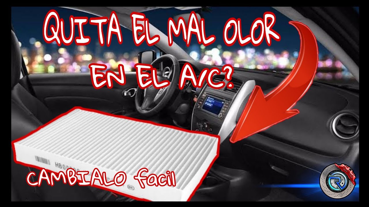 COMO CAMBIAR FILTRO DE AIRE DE CABINA/ NISSAN VERSA