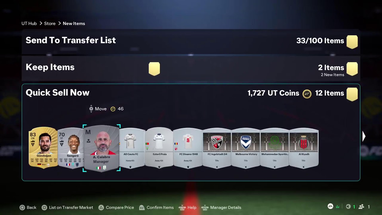 EA FC 26: Fantasy FC Team 1 + Icon Swaps