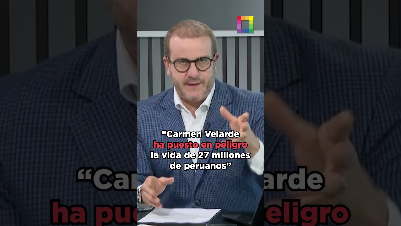 &ldquo;Carmen Velarde ha puesto en peligro la vida de 27 millones de peruanos&rdquo; #ContraCorriente