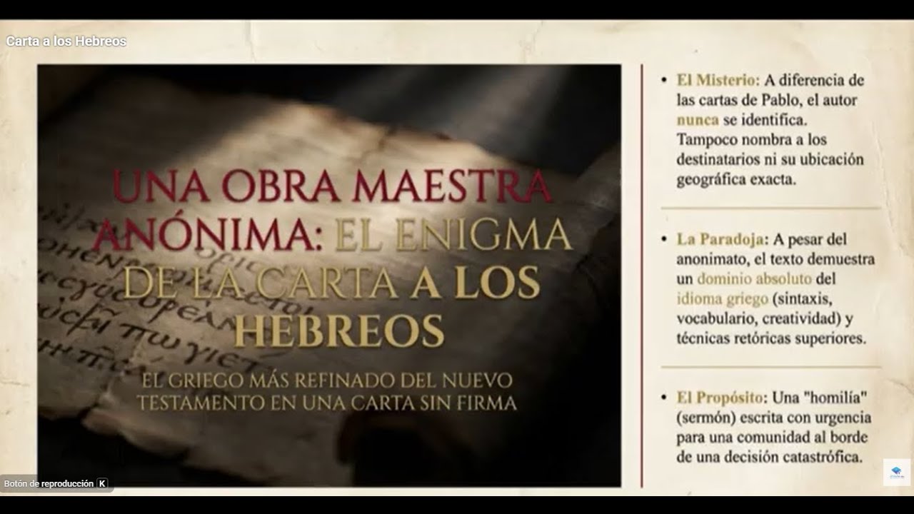 Carta a los Hebreos