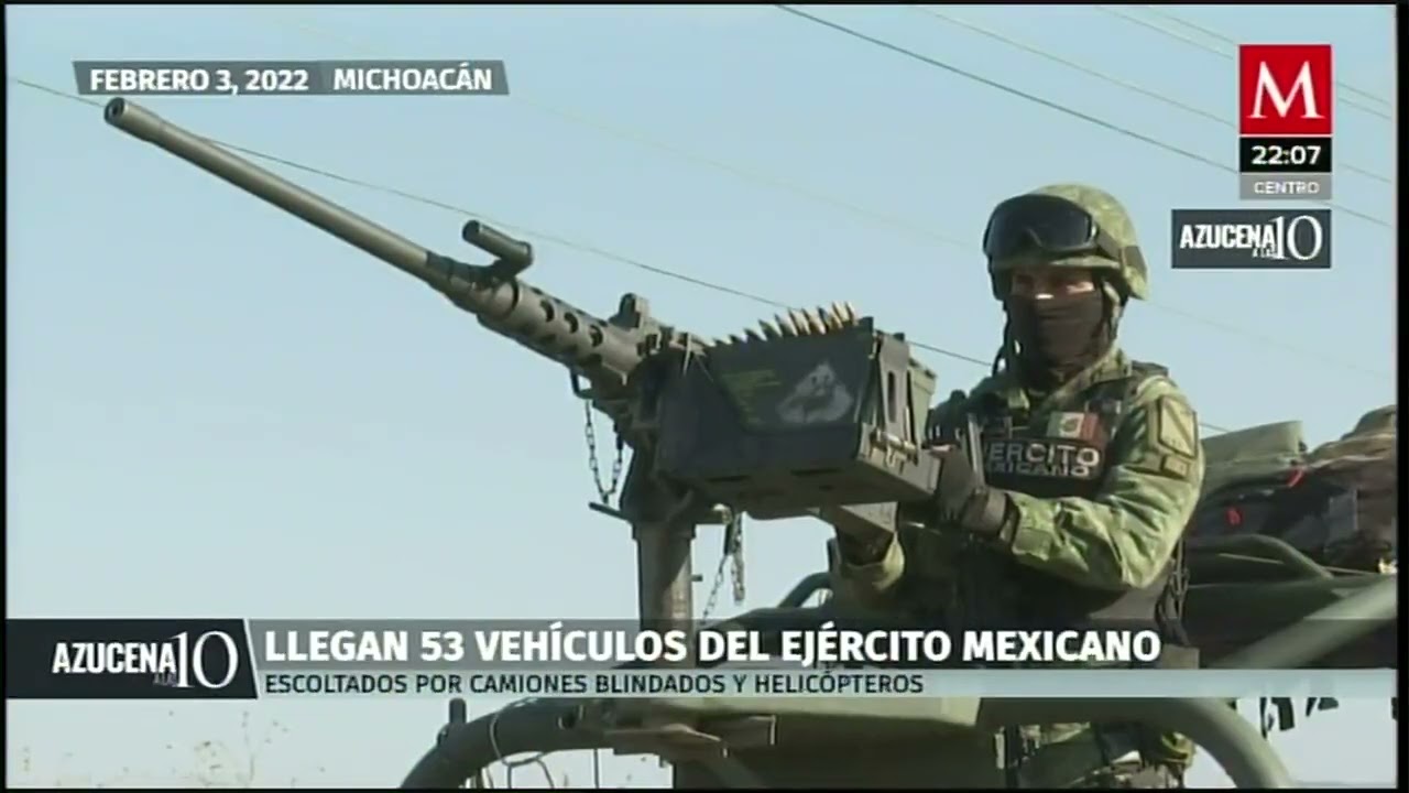 Soldados llegan a Aguililla, Michoacán para recuperar la zona