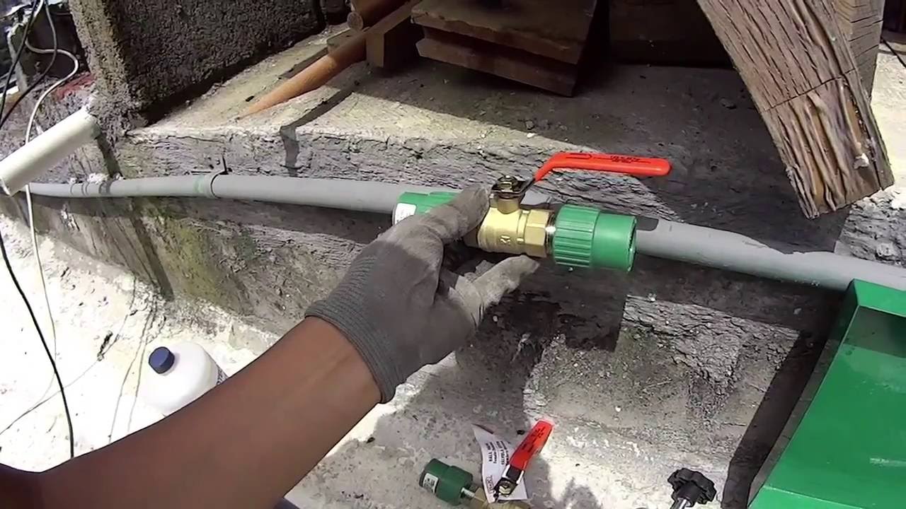 TUBOPLUS sistema de termofusion instalación de llave de esfera