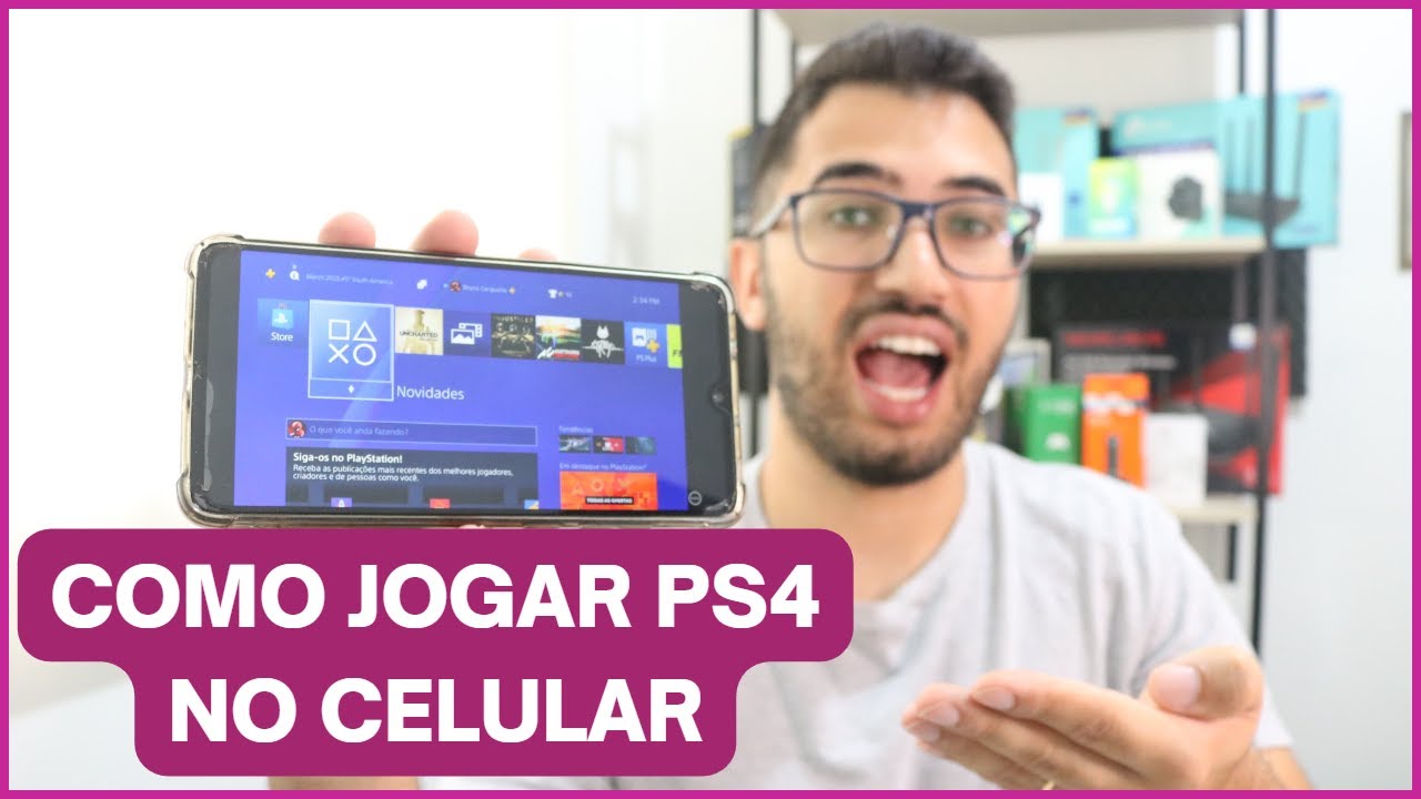 Como jogar PS4 no CELULAR! (Utilizando Remote Play) Passo a Passo!
