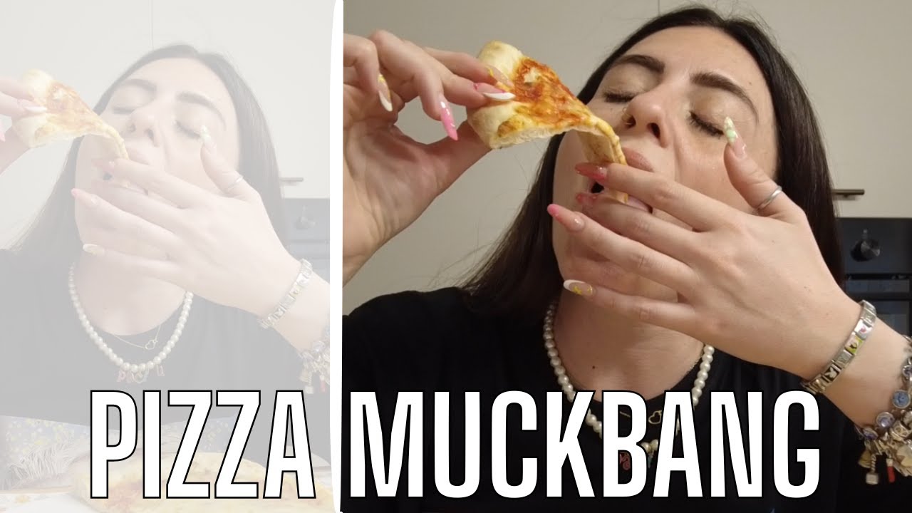 🍕PIZZA MUKBANG 🍕 IN CUI RISPONDO ALLE VOSTRE DOMANDE 🍕