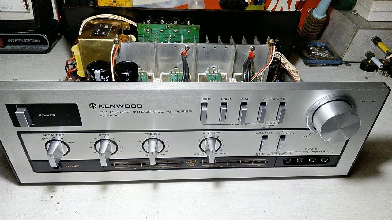 Kenwood KA-400 Amplifier (1980) Part 1 Repair