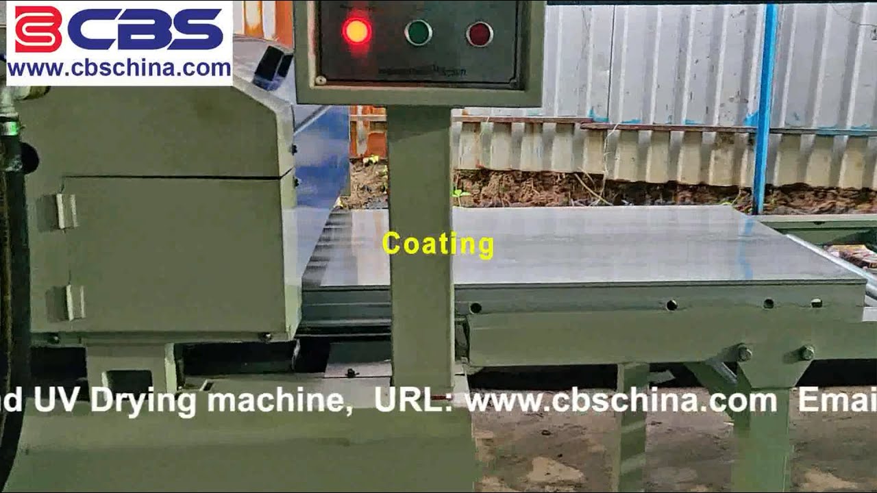 Aluminium Formwork Straightening, buffing, lacquering and UV Drying Line