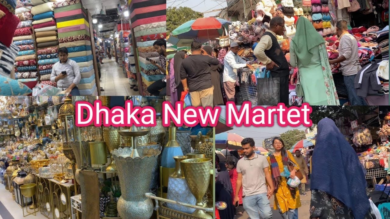 Inside Dhaka New Market 🇧🇩 | Walking Tour in Dhaka | 4K Travel Vlog | Bangladesh | 