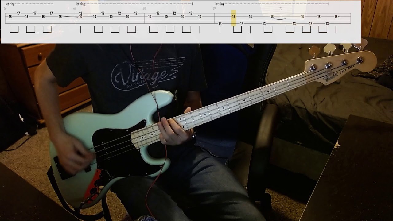 New Order (Joy Division) - Ceremony (Bass cover with Playalong Tabs)