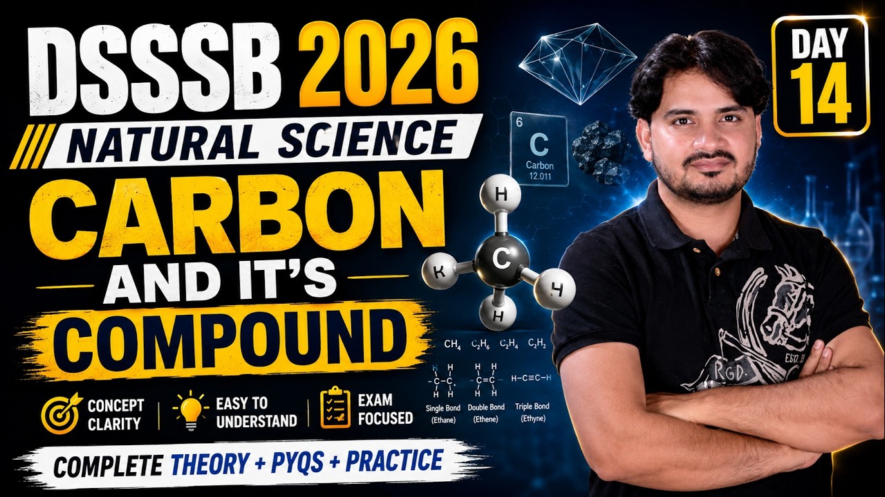 DSSSB TGT NATURAL SCIENCE (DAY-14) || CONCEPT & PRACTICE || #dsssb #naturalscience #tgt #htet