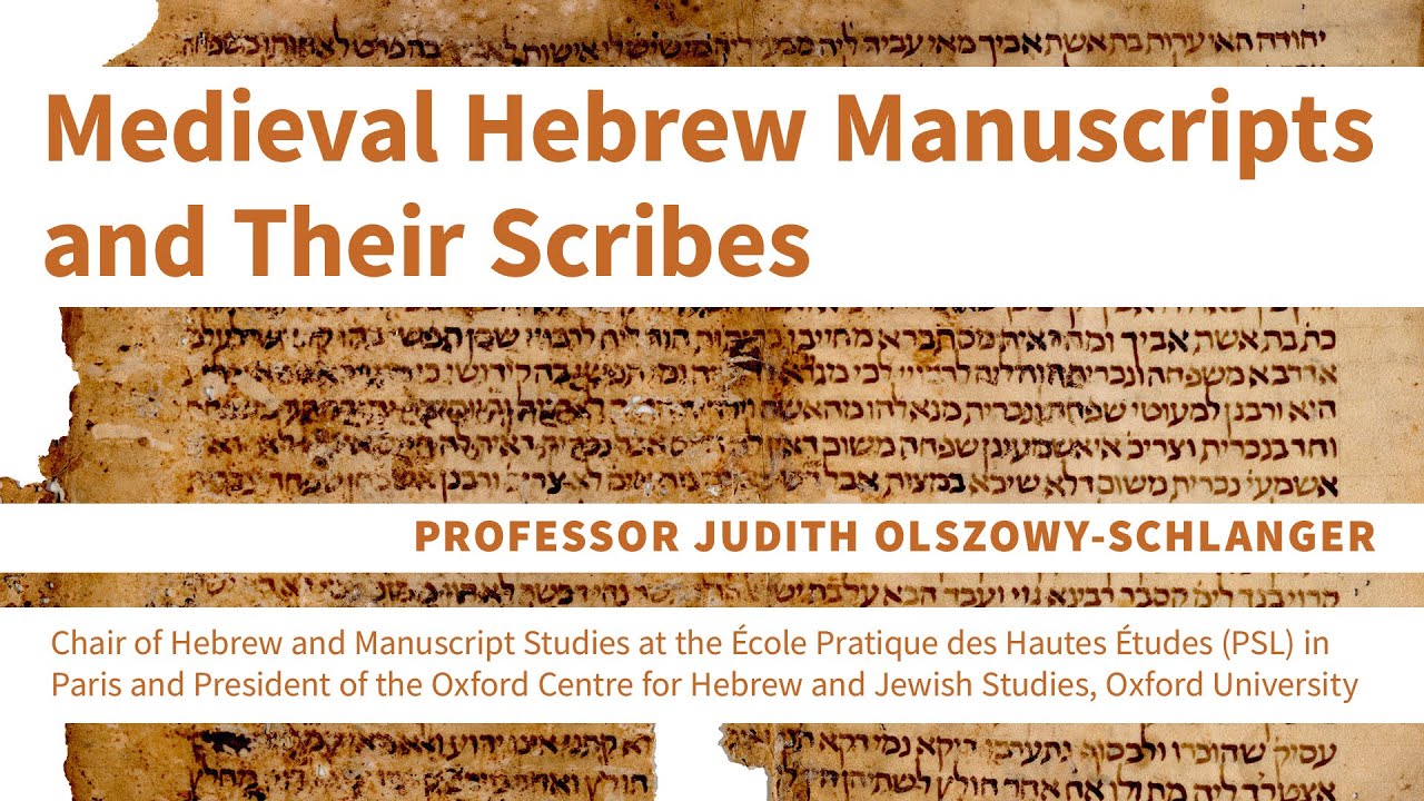 Medieval Hebrew Manuscripts and Their Scribes