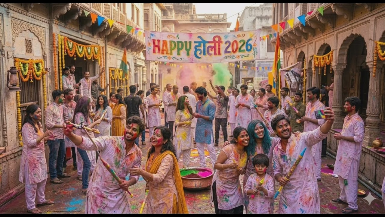 रंगों का तूफान  [ version 1 ]