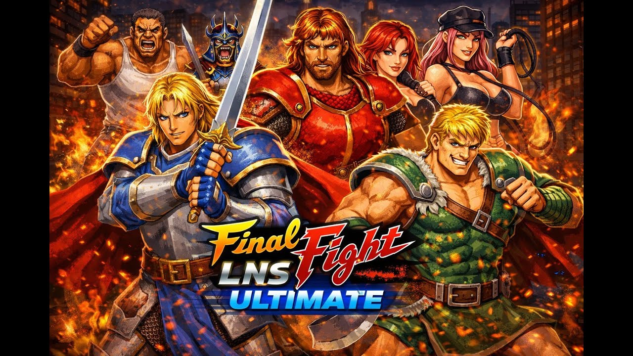 Final Fight LNS Ultimate | Lancelot, Arthur & Perceval on Hard Mode #FinalFightLNS #OpenBOR