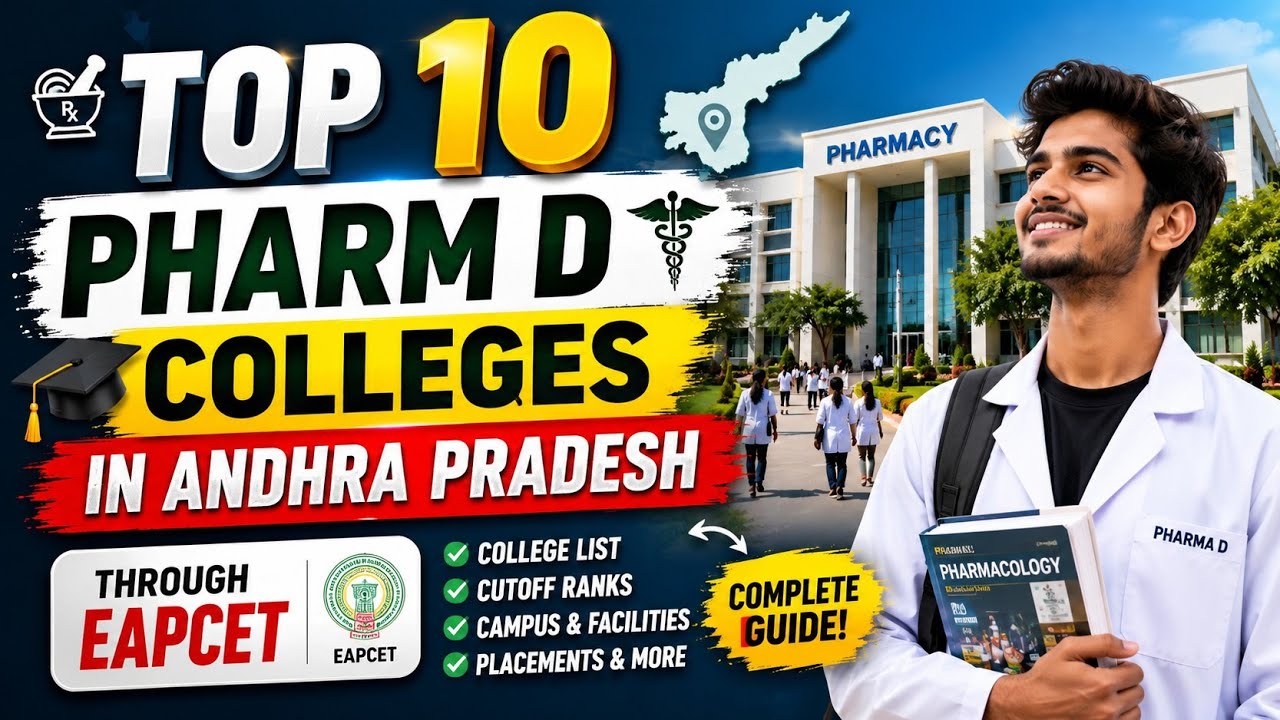 Top 10 Pharm.D Colleges in Andhra Pradesh Through AP EAPCET 2026