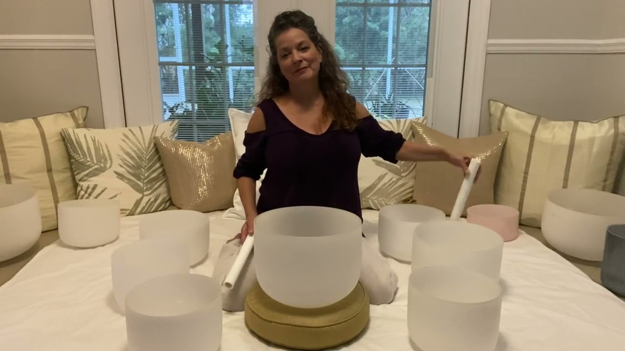 Crystal Singing Bowls for Deep Calm & Nervous System Regulation | Sound Journey for Peace