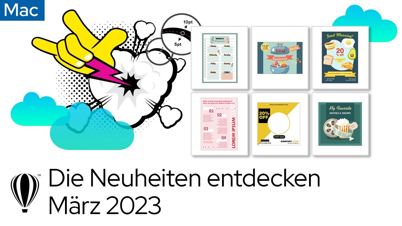 Das ist neu in CorelDRAW März 2023 – alle Highlights kompakt für die Mac-Version