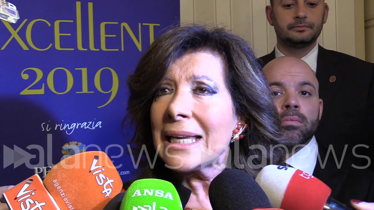 Excellent 2019, Casellati: "Dedico premio a zone colpite da calamità"