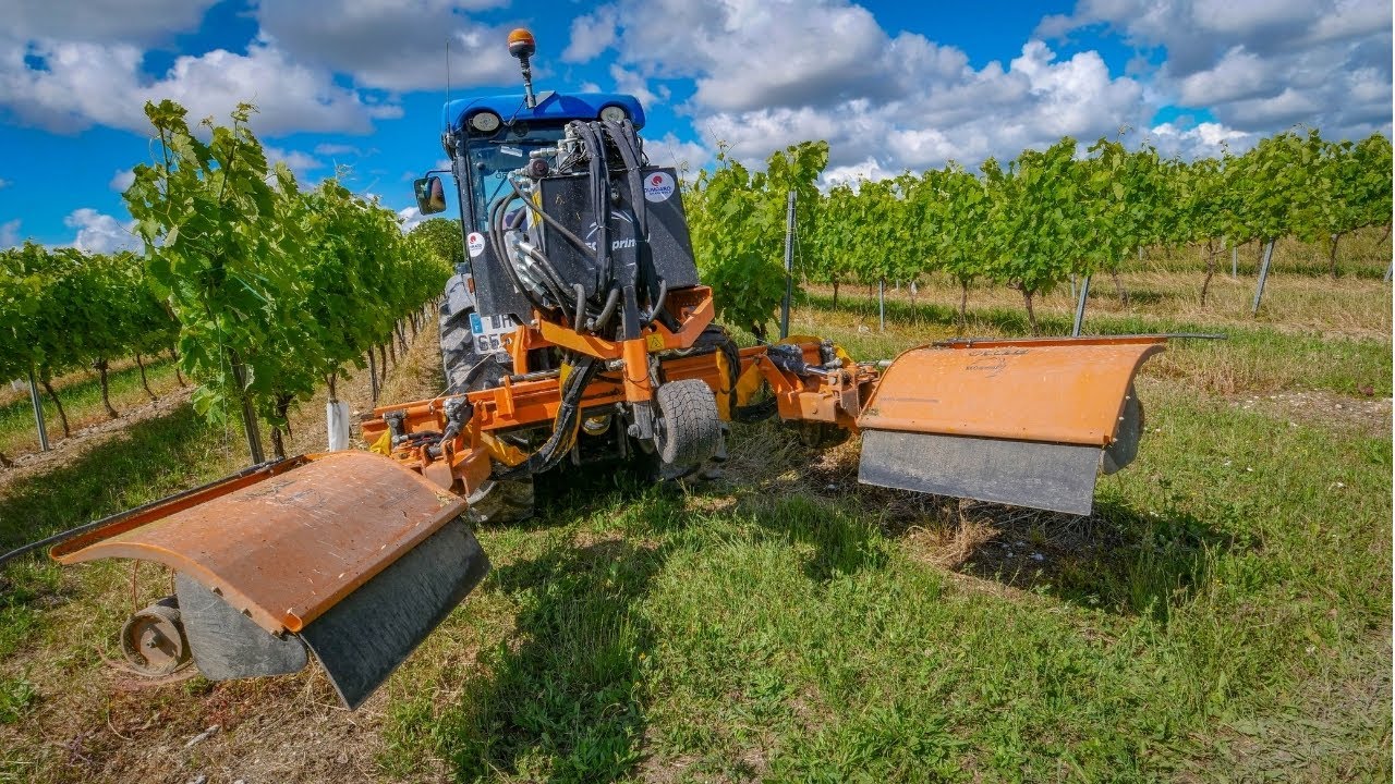 DESHERBAGE MECANIQUES DES VIGNES - Une nouvelle solution efficace (Charentaise de motoculture)