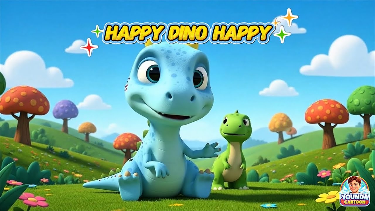 Baby Dino Blue! | Fun Kids Song for Toddlers | 3D Cartoon Dino Music Video