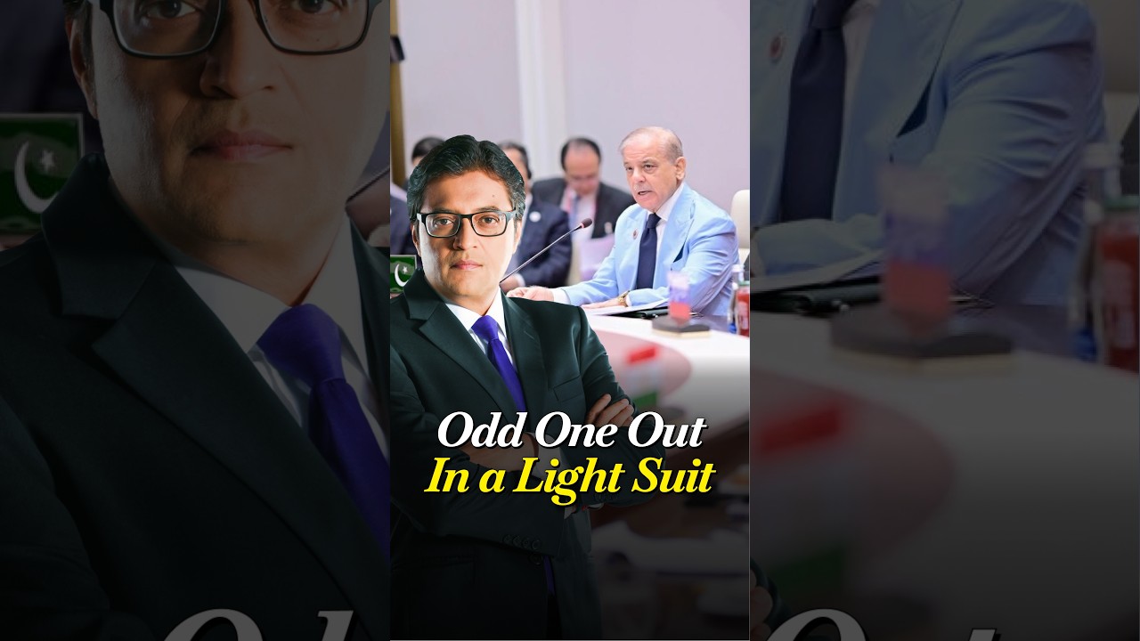 Arnab Analyzes Diplomatic Optics Surrounding Pakistan PM Shehbaz Sharif At SCO Summit Photo Op