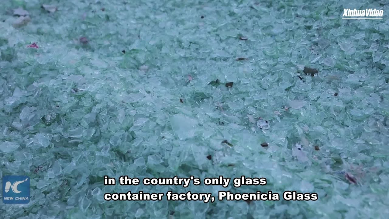Israeli factory supports greener world by recycling glass bottles