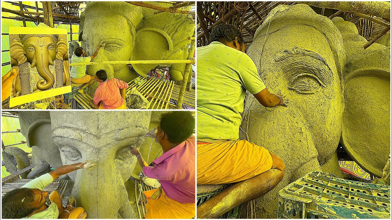 60% Work Done! Khairtabad Ganesh 2025 Making Full Video From the Top!