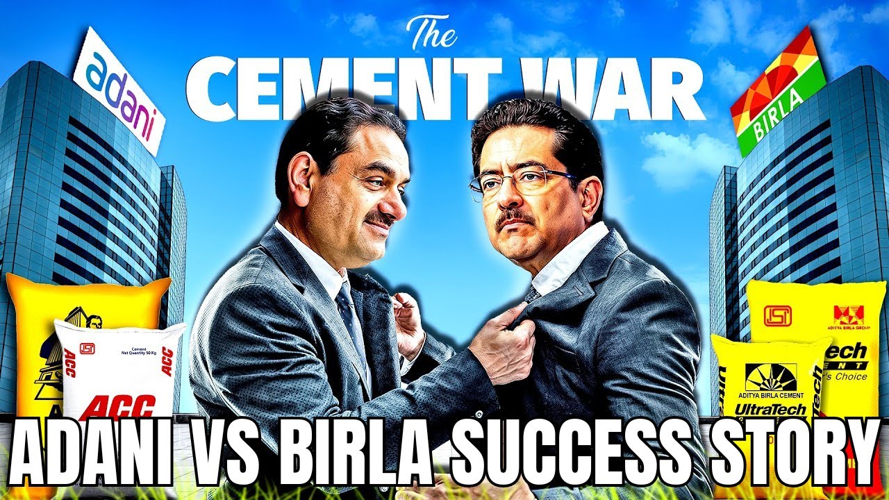 Adani vs Birla  Success Story | UltraTech & ACC & Abhuja |Case Study | mystery mavens
