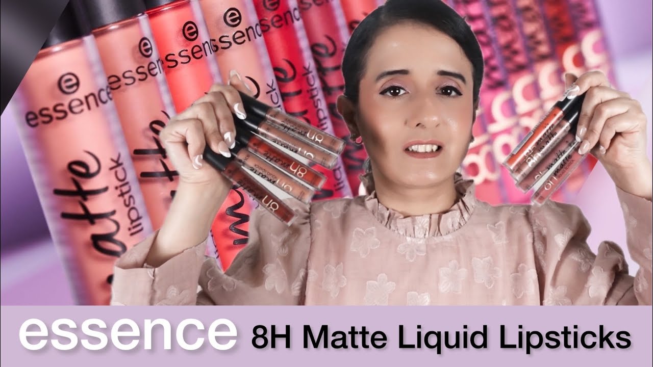 НОВЫЕ жидкие матовые помады Essence 8H Matte — ВСЕ ОТТЕНКИ (свотчи + обзор)