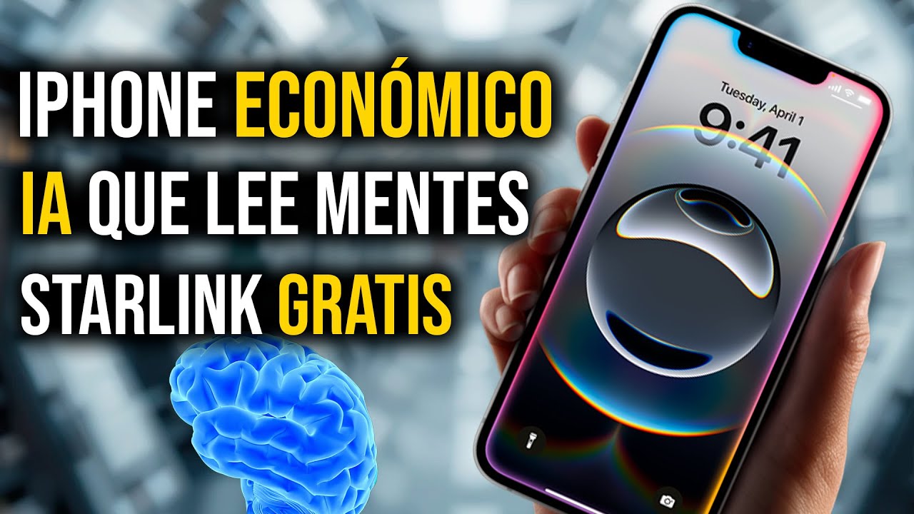 ¡El FUTURO ya está AQUÍ! iPhone ECONÓMICO, IA que LEE MENTES y Starlink GRATIS en tu Smartphone 📱🚀