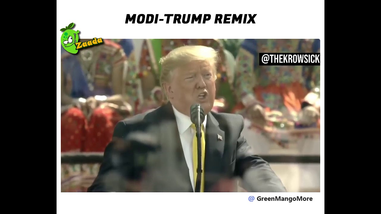 Modi-Trump remix | Modi | Donald trump | vivekamunand😂