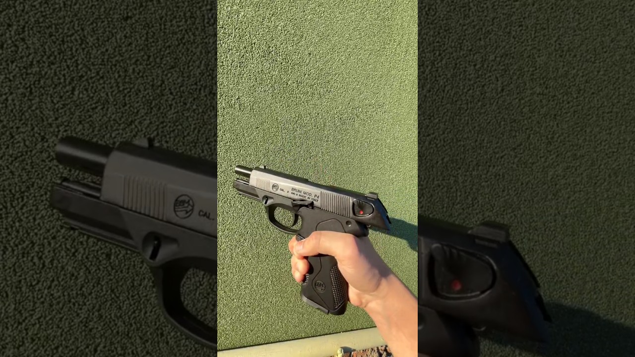 Bruni P4 итальянский пистолет оригинальный звук Bruni P4 Italian pistol original binaural sound 4K