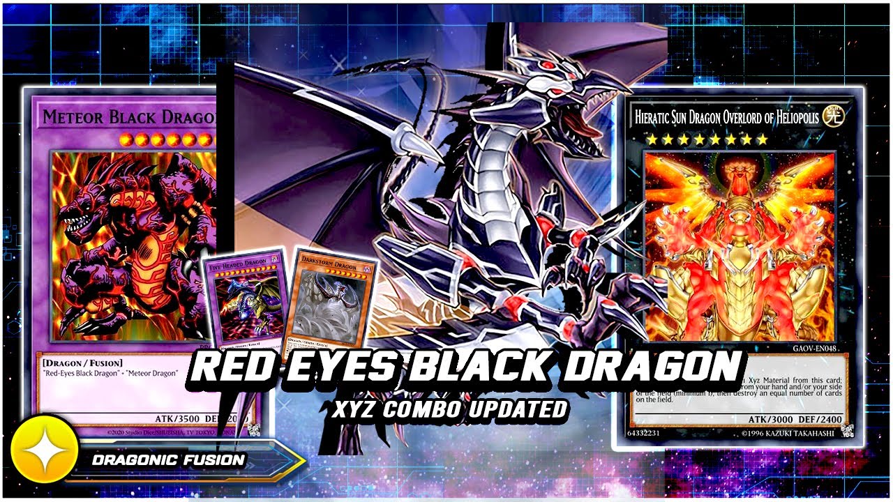 HUGE COMBO!! RED EYES WITH NEW XYZ STUFF FT METEOR B DRAGON [Yu-Gi-Oh! Duel Links]