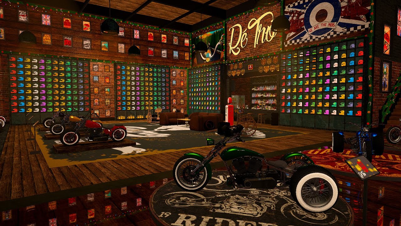GTA V MLO - R&eacute;tro Motorcycle Dealer - [FIVEM]