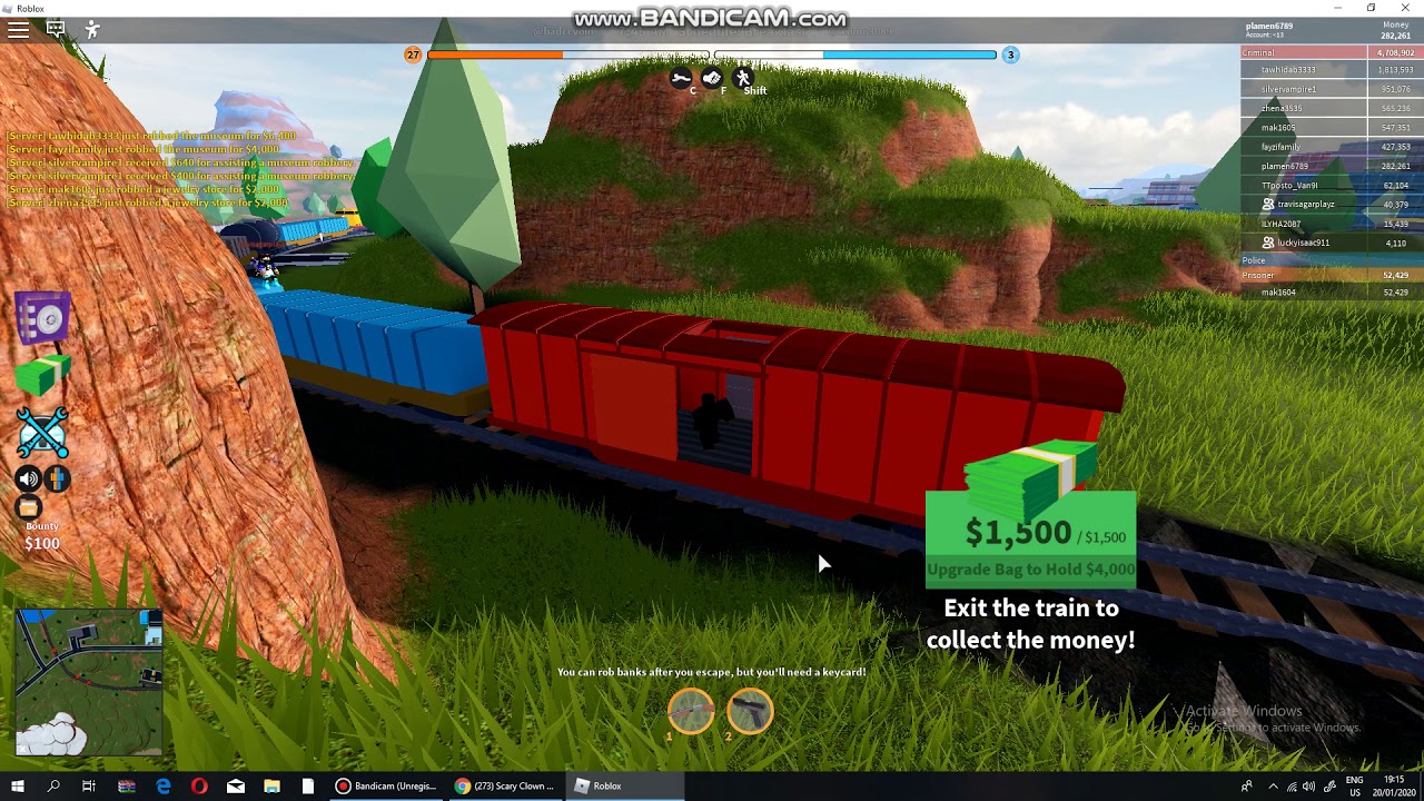 Roblox Jailbreak: Robbing The Cargo Train And The Passenger Train