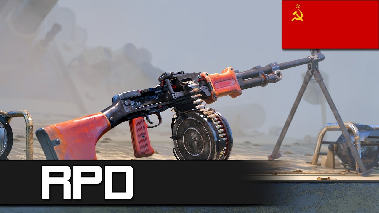 How does RPD machine gun work?