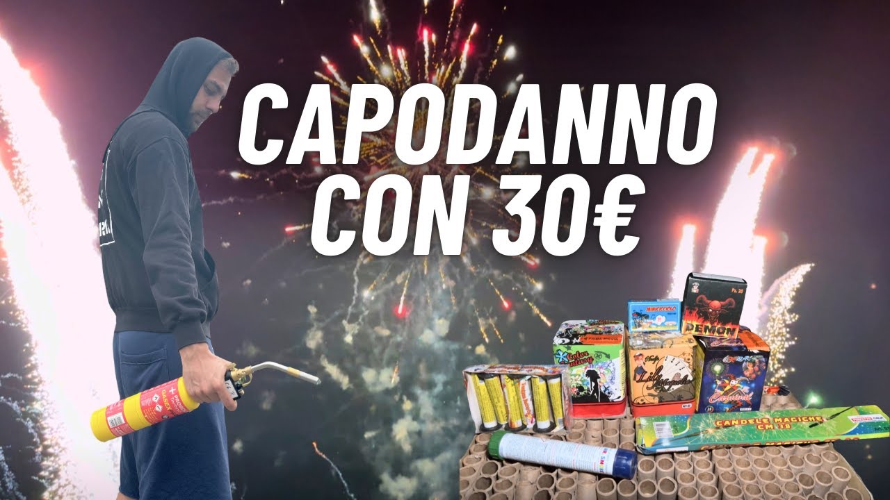 Si pu&ograve; festeggiare CAPODANNO con 30&euro; ? Proviamo una BOX di BOTTI di CAPODANNO da 30&euro;