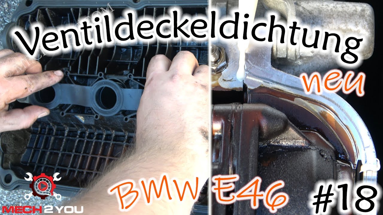 🛠️#18 Zylinderkopfdeckeldichtung am BMW E46 320i wechseln | Ölgeruch im Auto | Reparatur Tutorial