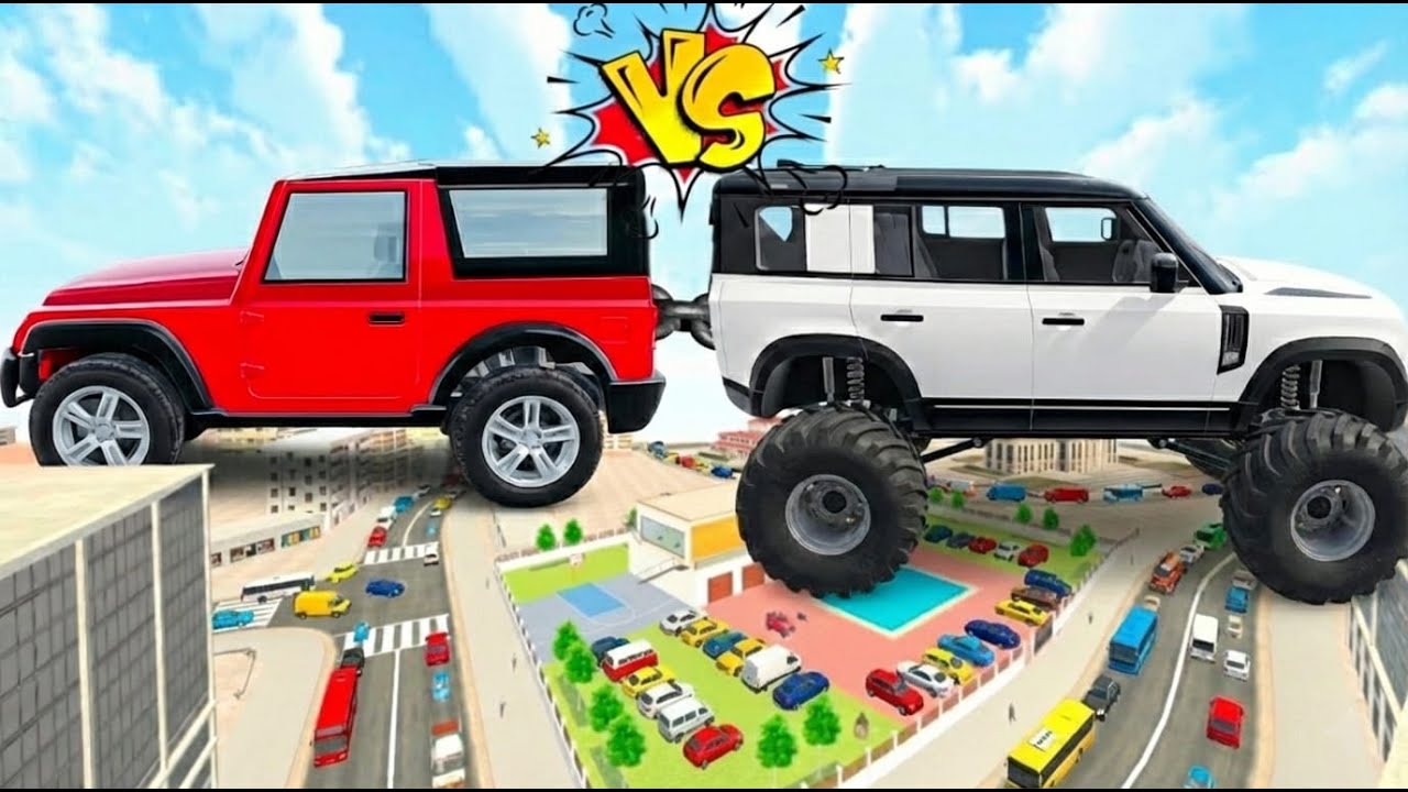 🎯 Franklin Giant 🚗 Thar VS Jack 🚙 Giant Defender | Indian Theft Auto Simulator 💥🔥