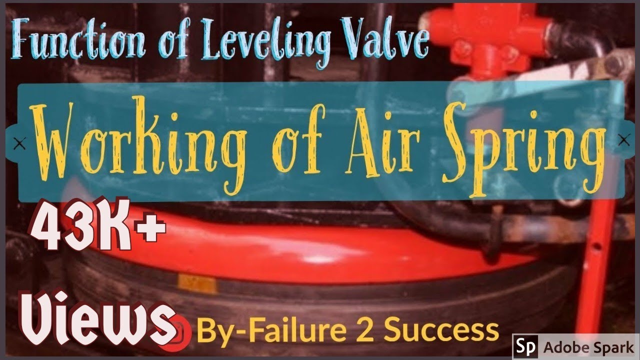 Working of Air Spring and Leveling Valve
