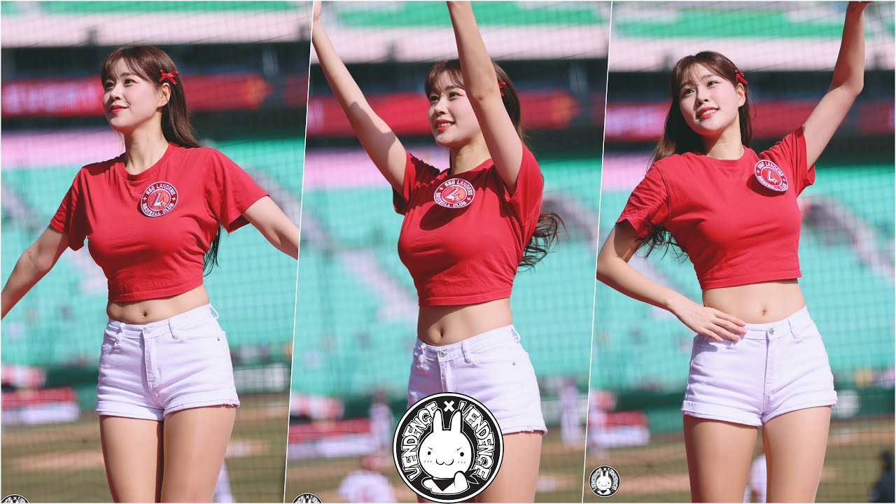 [4K] 240315 치어리더 김도아 직캠 '응원 리액션 모음' Kim Doa Fancam @SSG랜더스 프로야구  By 벤뎅이
