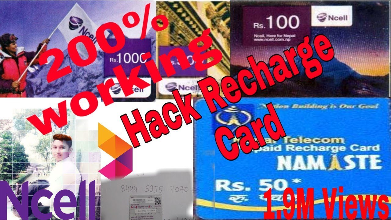How to hack Ncell Recharge card 200% working