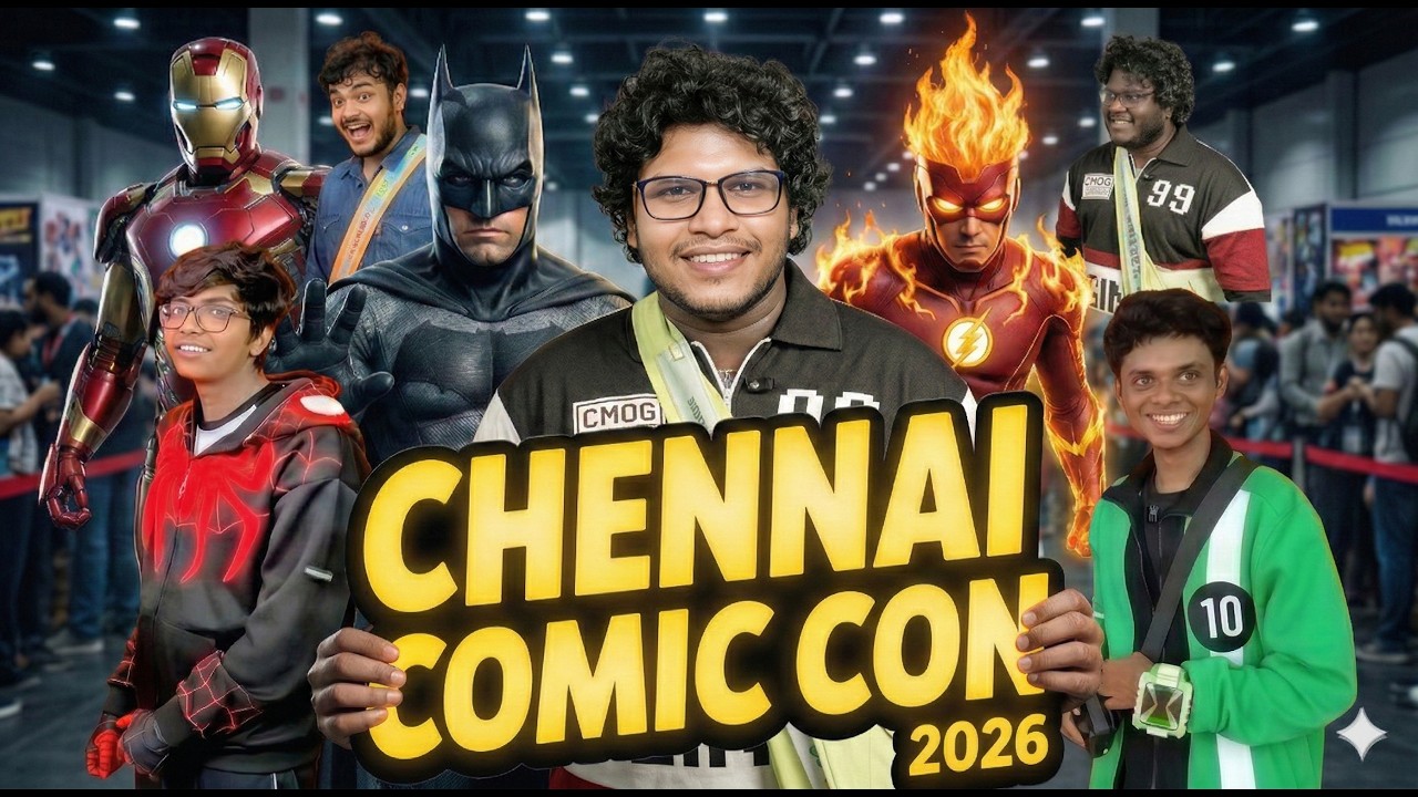 Batman Ku SIP Theriyuma? 😳 | Comic Con Chennai 2026 | Money is a superpower #ComicConChennai #Tamil