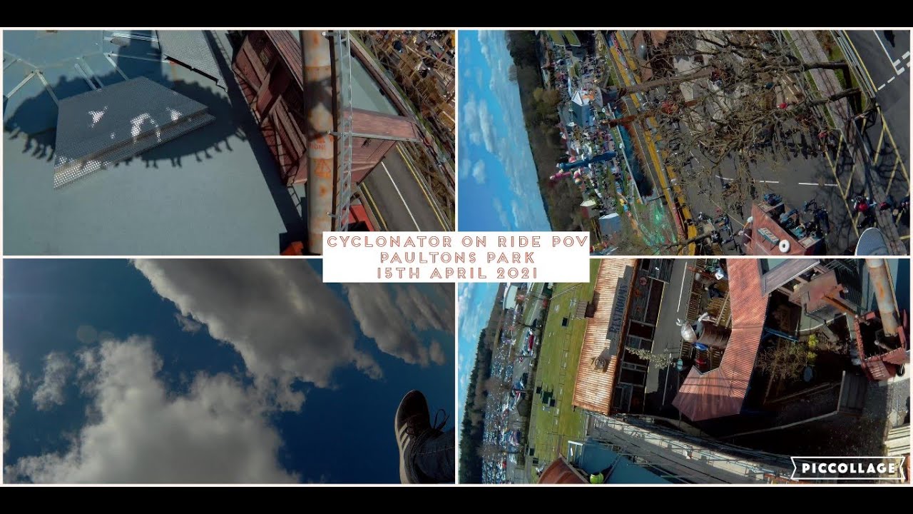 Cyclonator On Ride POV - Paultons Park - 15th April 2021