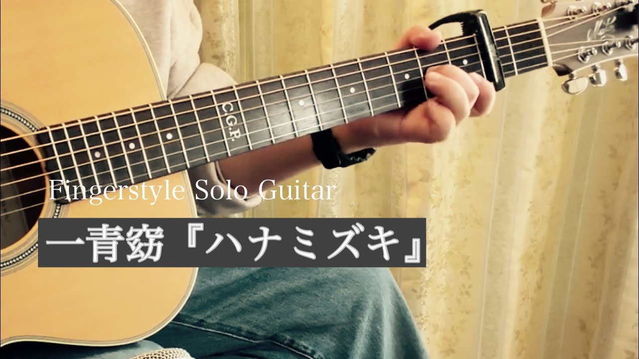 一青窈『ハナミズキ』arr.龍藏 -Fingerstyle Solo Guitar-