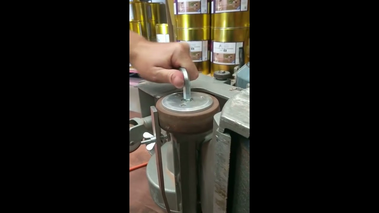 Frank Floor Sander - Leveling the Drum