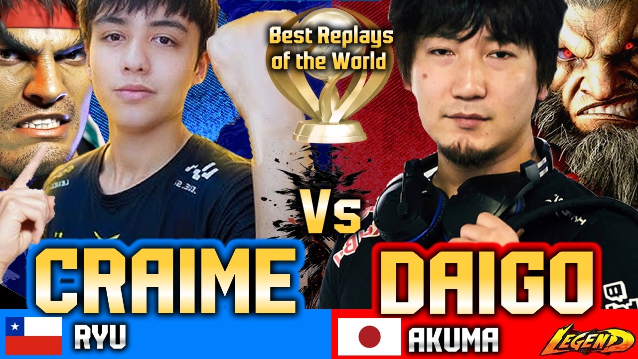 🔥SF6 Craime in Japan! (vs DAIGO Umehara) Akuma vs Ryu ▰ Street Fighter 6 High Level